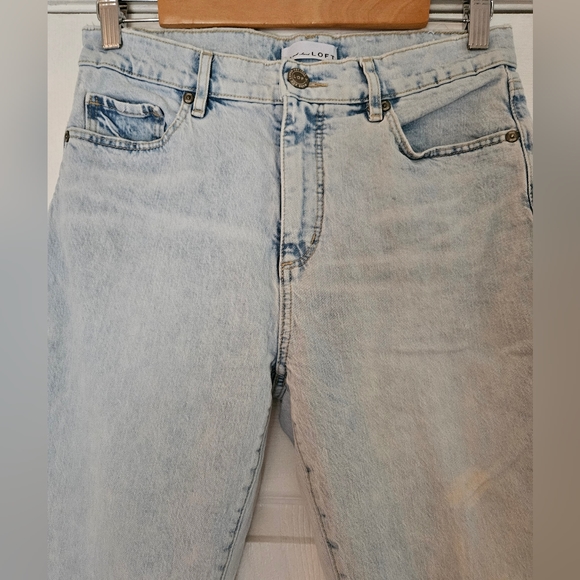 Loft Women's High Waist Ankle Denim Jeans Size 27/4 - Picture 3 of 6